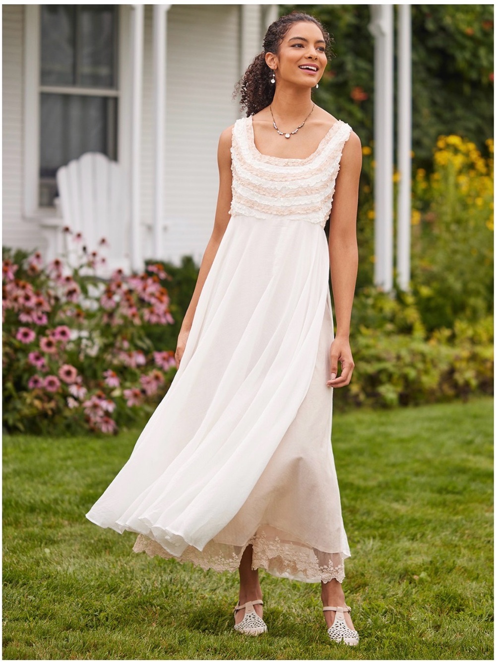 April Cornell “Graceful” Cotton Dress